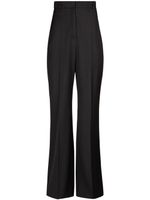 Nina Ricci pantalon de tailleur en laine à taille haute - Noir