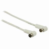 Nedis CSGP40100WT30 Coaxkabel 90 Db Iec (coax) Male Haaks - Iec (coax) Female Haaks 3,0 M Wit