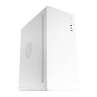 Mars Gaming TACENS 2ENSISW, ATX PC Behuizing, Volledig Metalen Ontwerp, Ultra-Rugged Robuuste Constructie, Semi-Tower met 120mm FDB Ultrastille Ventilator, USB 3.0, Wit