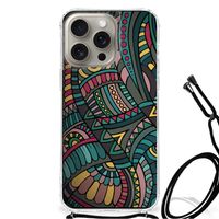 iPhone 15 Pro Max Doorzichtige Silicone Hoesje Aztec