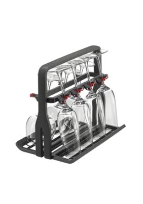AEG A9SZGB01 vaatwasseronderdeel & -accessoire Grijs Mandje voor bekers & wijnglazen