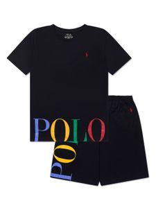 Ralph Lauren Kids survêtement à logo imprimé - Noir