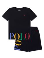 Ralph Lauren Kids survêtement à logo imprimé - Noir - thumbnail