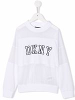 Dkny Kids sweat à logo imprimé - Blanc