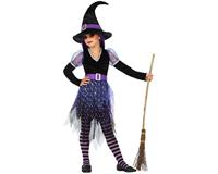 Atosa 55600 verkleedkleding, meisjes, zwart/paars, één maat