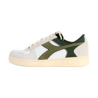 Diadora Magic Basket Low Suede leer, gymschoenen, uniseks, volwassenen, 41 EU, Wit, 41 EU
