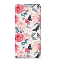 Xiaomi Redmi 10 Smart Cover Butterfly Roses