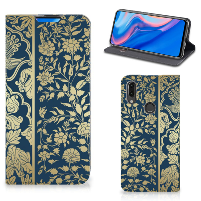 Huawei P Smart Z Smart Cover Beige Flowers Huawei P Smart Z Smart Cover Beige Flowers