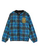 Versace Kids veste légère Tartan Medusa - Bleu