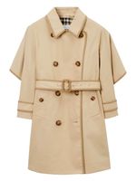 Burberry Kids trench à boutonnière croisée - Tons neutres