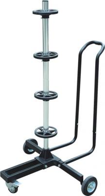 Carpoint verrijdbare velgenboom met hoes t/m 18 inch 265 mm zwart Carpoint verrijdbare velgenboom met hoes t/m 18 inch 265 mm zwart