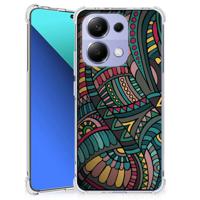 Xiaomi Redmi Note 13 4G Doorzichtige Silicone Hoesje Aztec - thumbnail