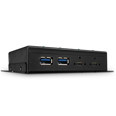 Lindy 43094 interface hub USB 3.2 Gen 2 (3.1 Gen 2) Type-C 10000 Mbit/s Zwart