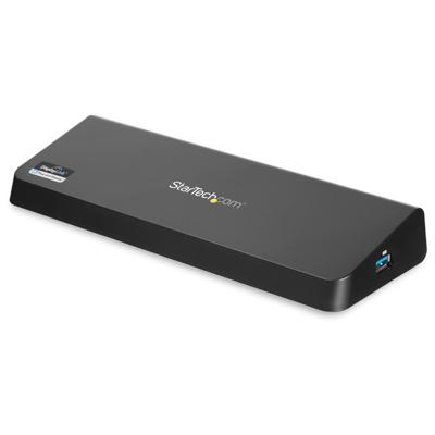 .com USB 3.0 docking station - 4K - HDMI  DisplayPort - met snelladen  Ethernet  audio - universeel laptop dock - Dockingstation - USB
