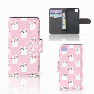 Apple iPhone 4 | 4S Telefoonhoesje met Pasjes Sleeping Cats Apple iPhone 4 | 4S Telefoonhoesje met Pasjes Sleeping Cats