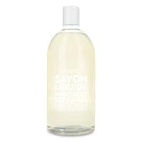 Compagnie de Provence® Cotton Flower vloeibare zeep, 1.000 ml, navulgrootte, bloemige, delicate en poederachtige geur, katoen, effectief en zacht