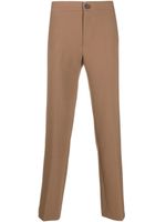 SANDRO pantalon de costume à coupe slim - Marron - thumbnail