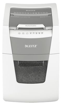 Leitz IQ Autofeed Small Office 100 Papierversnipperaar 100 vellen Cross cut P-4 34 l Ook geschikt voor Paperclips, Nietjes, Creditcards