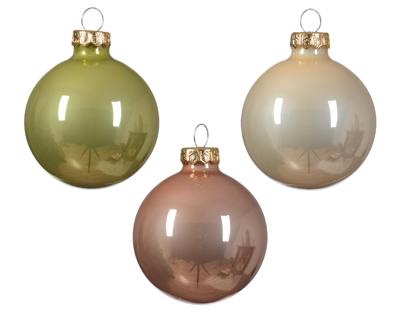 Kerstbal glas d6 cm ass 20st III kerst - Decoris Kerstbal glas d6 cm ass 20st III kerst - Decoris