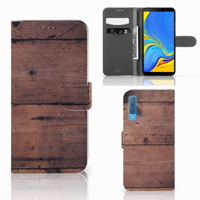Samsung Galaxy A7 (2018) Book Style Case Old Wood