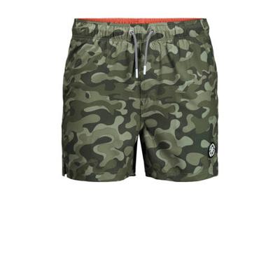 JACK & JONES JEANS INTELLIGENCE zwemshort Maui met camouflageprint groen JACK & JONES JEANS INTELLIGENCE zwemshort Maui met camouflageprint groen