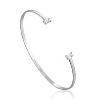 Ania Haie B018-03H Armband Bangle Glow Cuff zilver 3 mm