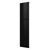 Designradiator Plieger Cavallino Retto Enkel 999 Watt Middenaansluiting 200x45 cm Zwart