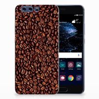 Huawei P10 Plus Siliconen Case Koffiebonen