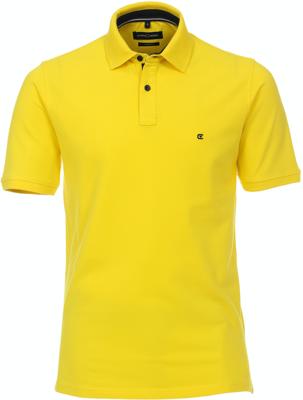Casa Moda Poloshirt Geel Pique Regular Fit Casa Moda Poloshirt Geel Pique Regular Fit