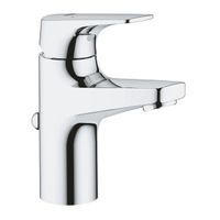 GROHE Bau Flow waterbesparende wastafelkraan S-size met waste chroom 23751000