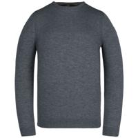 R-neck cotton slub medieval blue