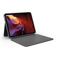 Logitech Rugged Folio voor iPad (10e generatie) beschermende toetsenbordcase met Smart Connector en duurzaam, morsbestendig toetsenbord - French Layout
