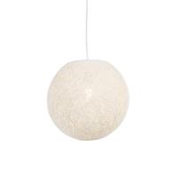 QAZQA Landelijke hanglamp wit 35 cm - Corda