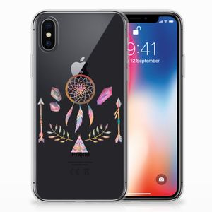 Apple iPhone X | Xs Telefoonhoesje met Naam Boho Dreamcatcher