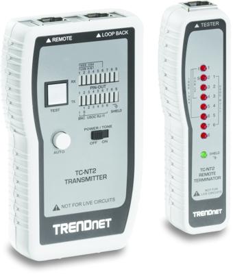 Trendnet TC-NT2 network analyzer Blauw, Wit