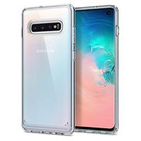 Spigen Ultra Hybrid Case Compatibel met Samsung Galaxy S10 Hoesje -Crystal Clear