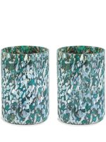 Stories of Italy verres Macchia (lot de deux) - Vert