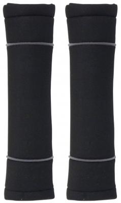 Carpoint gordelhoezen Classic zwart met grijze bies 2 stuks Carpoint gordelhoezen Classic zwart met grijze bies 2 stuks