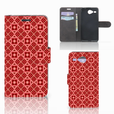Acer Liquid Z520 Telefoon Hoesje Batik Rood