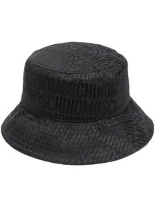 Moschino bob à logo imprimé - Noir