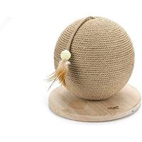 Designed by Lotte DBL HOUTEN KRABBOL BALTY 30X30X27 Balty Krabbol - Krabpaal - 30x30x27 cm, One Size, Zand