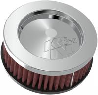 K&N Luchtfilter universeel verchroomd, Universele luchtfilters voor de moto, RC-0850