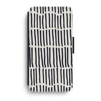 Moroccan stripes: iPhone XR Flip Hoesje - thumbnail