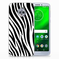 Motorola Moto G6 Plus TPU Hoesje Zebra