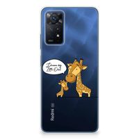 Xiaomi Redmi Note 11 Pro 5G Telefoonhoesje met Naam Giraffe - thumbnail