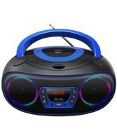 Denver Draagbare Radio CD Speler Kinderen - Bluetooth - Lichteffecten - Boombox - AUX - FM - TCL212BT - Blauw
