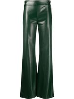 Patrizia Pepe pantalon en cuir artificiel à coupe droite - Vert - thumbnail