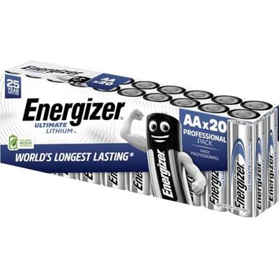 Energizer Ultimate FR6 AA batterij (penlite) Lithium 3000 mAh 1.5 V 20 stuk(s)
