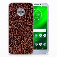 Motorola Moto G6 Plus Siliconen Case Koffiebonen