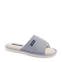 ESPRIT huisslippers blauw/wit